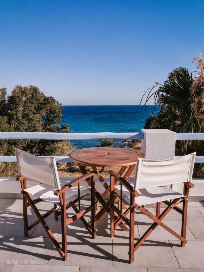 Agnadi Syros Beachfront Studios & Rooms Megas Gialos - Nites Exterior photo