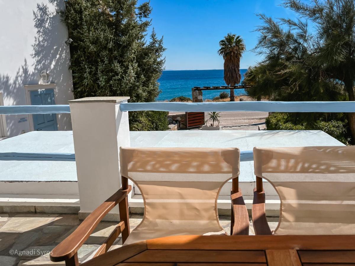 Agnadi Syros Beachfront Studios & Rooms Megas Gialos - Nites Exterior photo