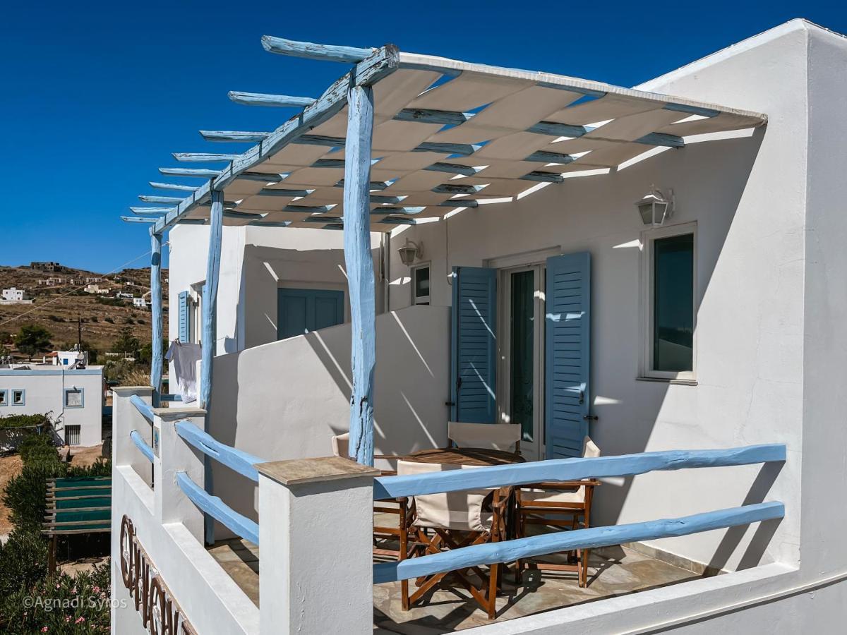 Agnadi Syros Beachfront Studios & Rooms Megas Gialos - Nites Exterior photo