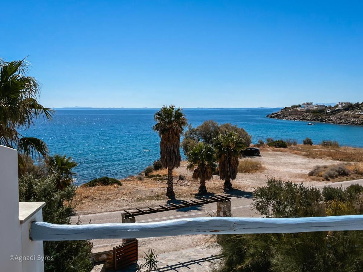 Agnadi Syros Beachfront Studios & Rooms Megas Gialos - Nites Exterior photo
